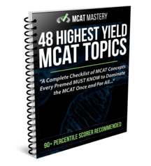 48 High Yield MCAT Topics Free PDF Checklist Download - MCAT Mastery