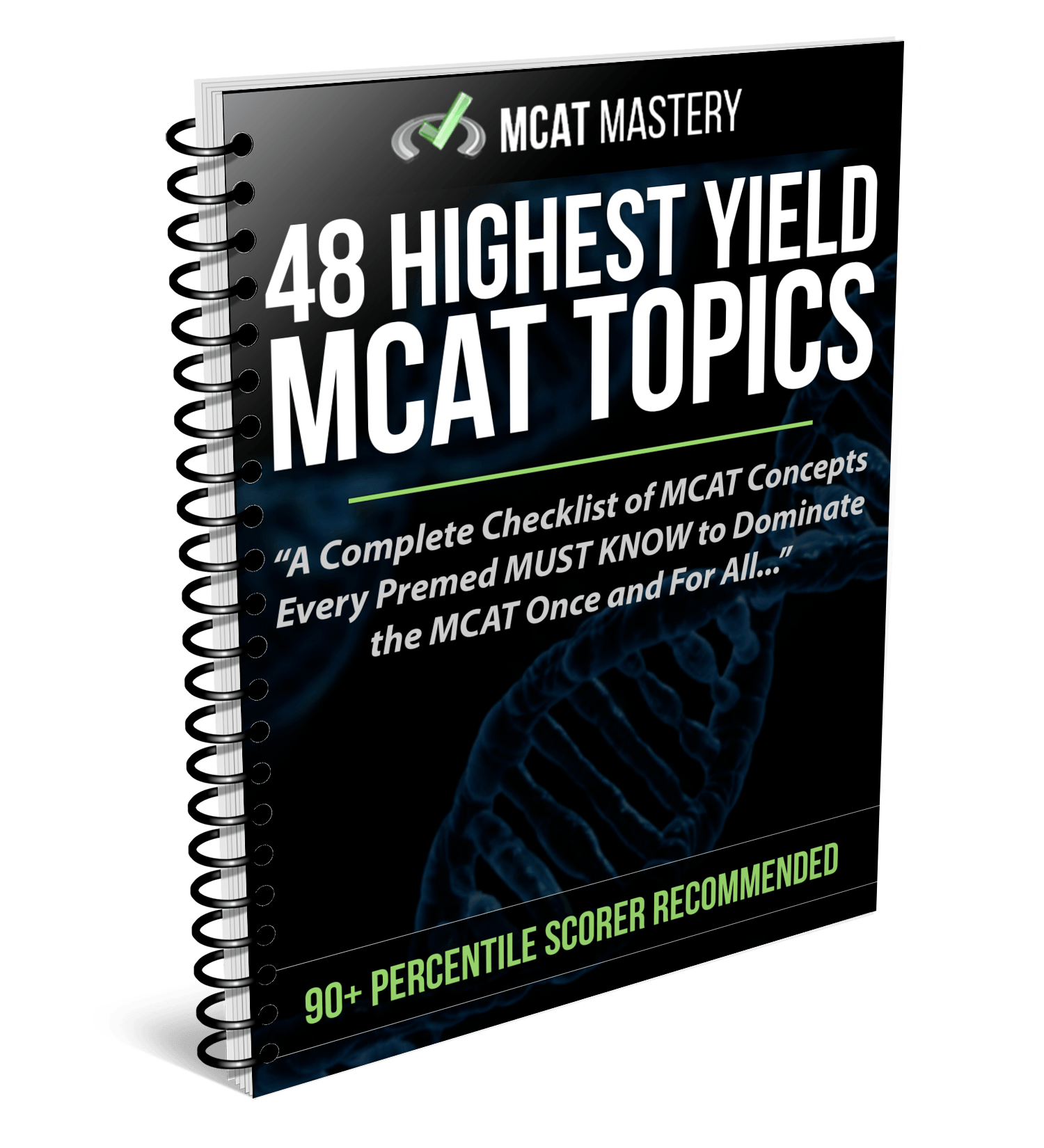 48 High Yield MCAT Topics Free PDF Checklist Download MCAT Mastery