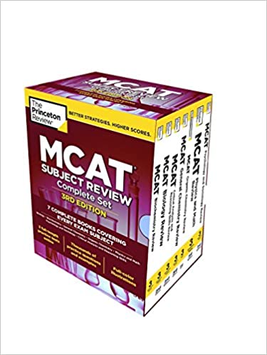 The Princeton Review MCAT Subject Review Complete Box Set, 3rd Edition: 7 Complete Books + 3 Online Practice Tests (Graduate School Test Preparation)